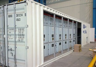 40-foot electrical control box